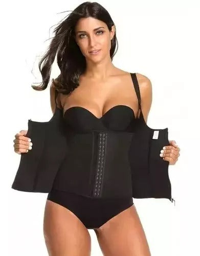 Faja Con Broches Y Cierre Doble Presion  Talla: Xl/XXL