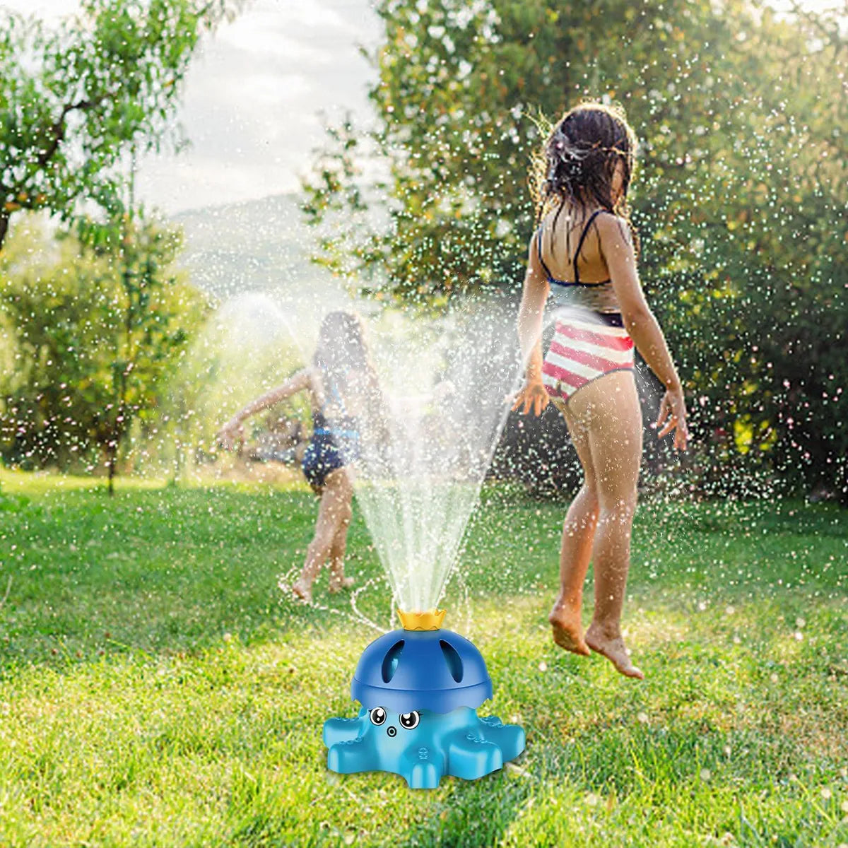 Pulpo Splash Crown – Fuente de Agua Giratoria para Niños