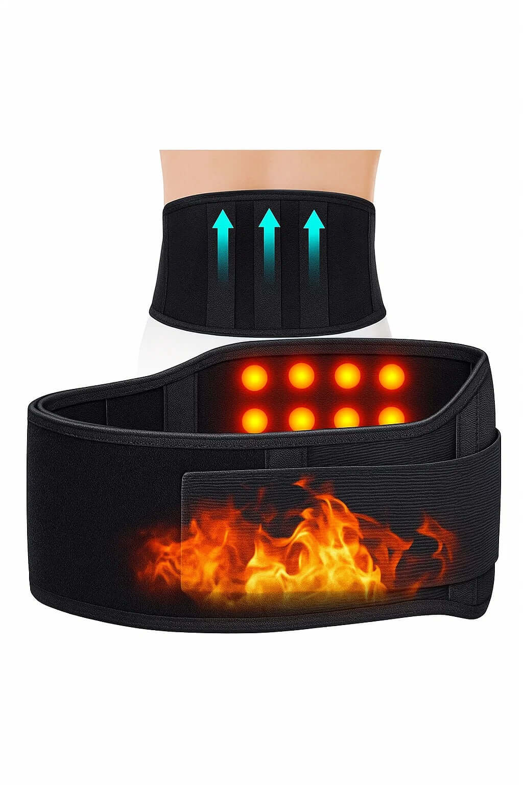 Faja Térmica Ortopédica Lumbar - Alivio Inmediato para tu Espalda con tecnología de calor y soporte lumbar.
